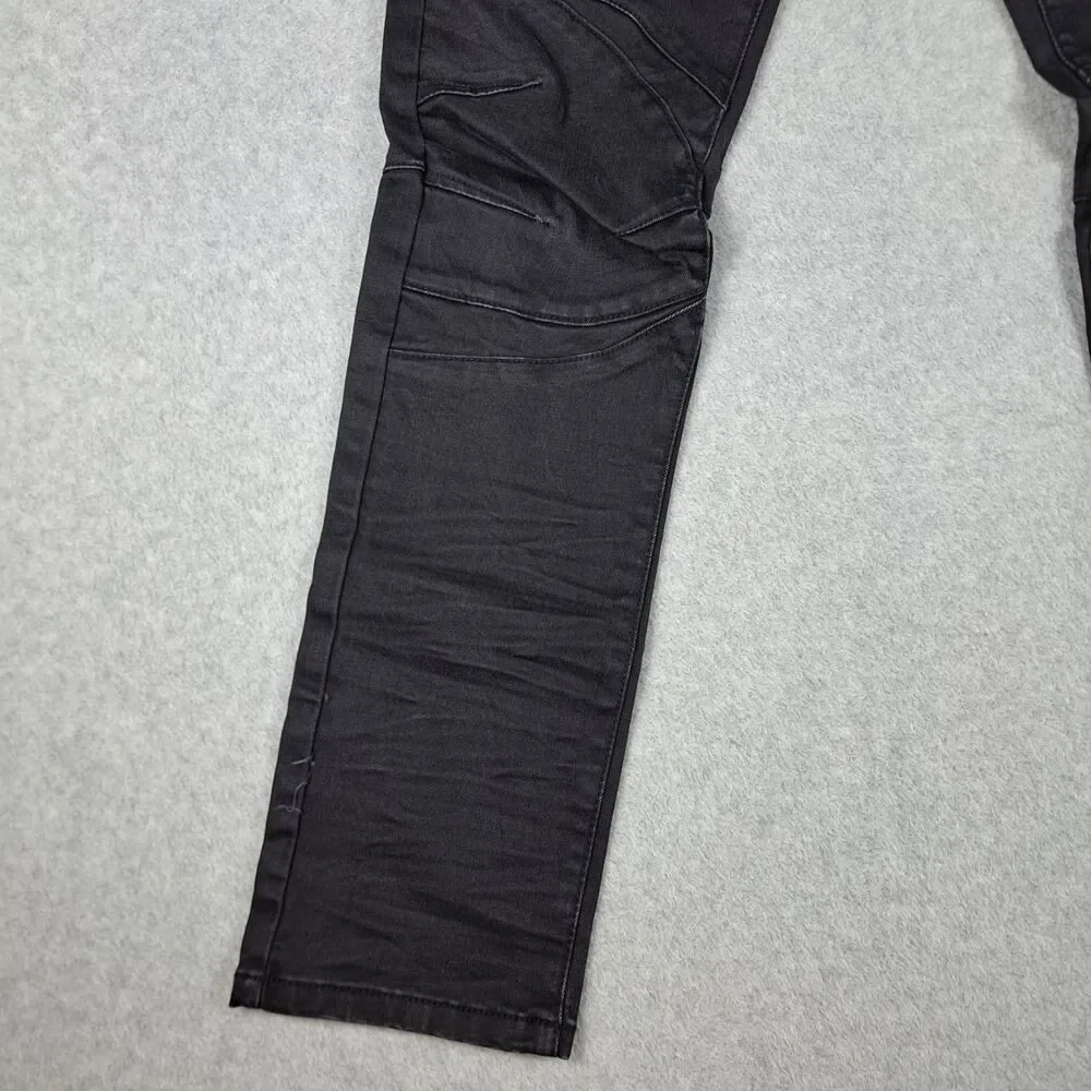 Decibel Jeans Men's 34x32 Black Denim Straight Skinny